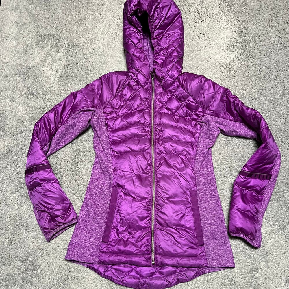 Lululemon Down Filled Down For A Run Jacket Women's Size 6 Athletic Packable
